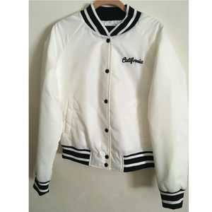 Varsity Striped California Bomber